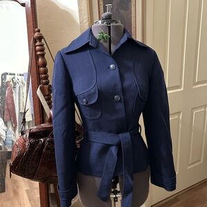 Vintage Louis Feraud wool Two Piece suit set